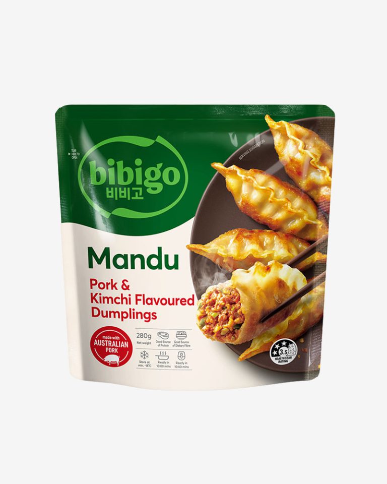 Bibigo Mandu Pork Kimchi Flvd Dumplings G Cj Foods Oceania