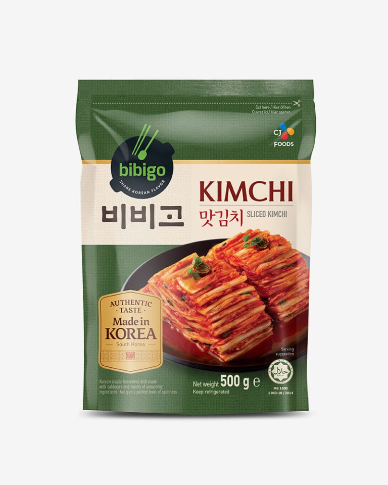 Bibigo Sliced Mat Kimchi 500g Cj Foods Oceania