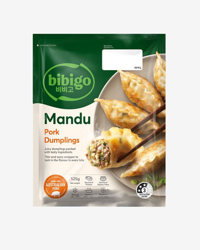 bibigo MANDU PORK DUMPLINGS 525G - CJ Foods Oceania